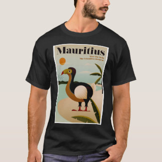 Camiseta MAURÍCIA; Viagens vintage Impressão E Turismo