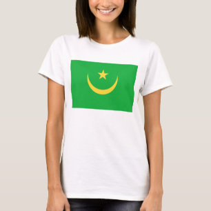 Camiseta Mauritânia Bandeira x Mapa