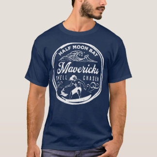 Camiseta Mavericks Half Moon Bay California Big Wave Surfin