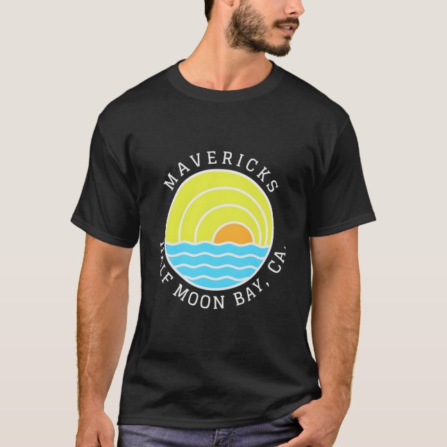 Camiseta Mavericks Half Moon Bay Graphic Sunrise (Frente)