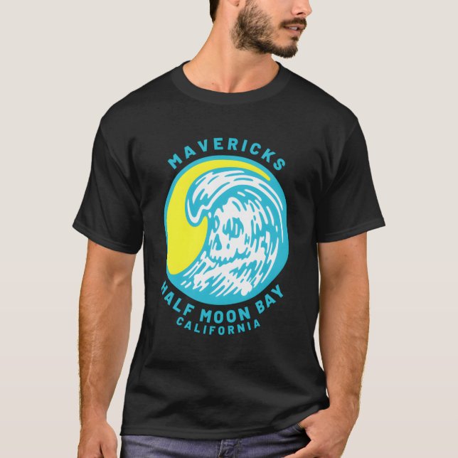 Camiseta Mavericks Half Moon Bay Surfing (Frente)