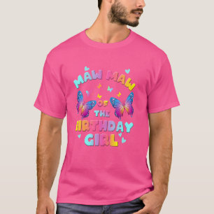 Camiseta Maw Maw da Festa de Borboleta de Birthday Girl