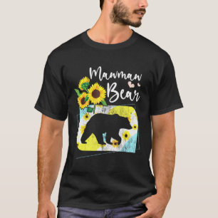 Camiseta Mawmaw Bear Sunflower