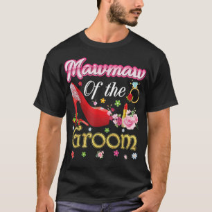 Camiseta Mawmaw Do Calçado Rosa De Flor Feliz Casamento