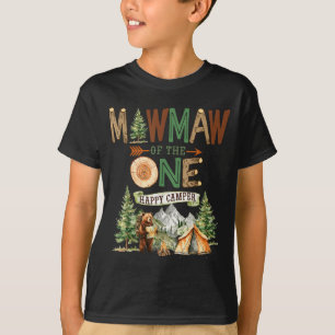 Camiseta Mawmaw do um feliz acampante 1º aniversário