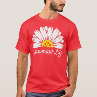 Camiseta Mawmaw Life Floral Decor MawmawLife Sunflower Mãe
