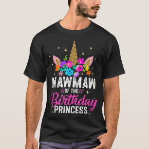 Camiseta Mawmaw Of The Birthday Princess Funny Unicorn Birt