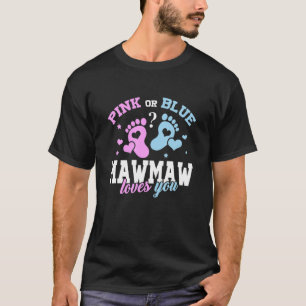 Camiseta Mawmaw Rosa Ou Azul Te Ama Sexo Bebê Reveal P