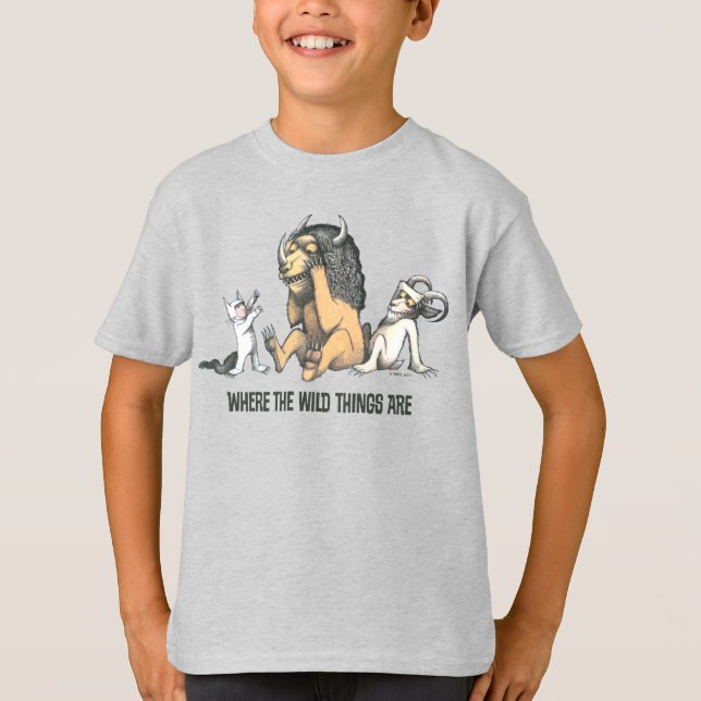 Camiseta Max e as Coisas Selvagens Brincando (Frente)