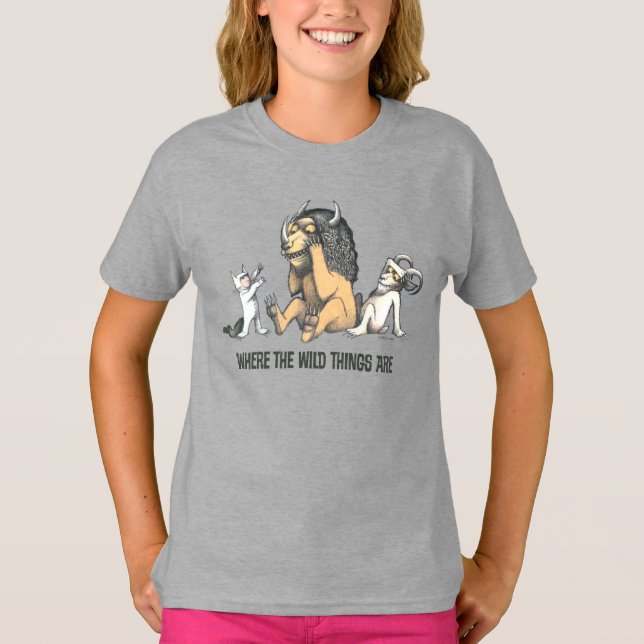 Camiseta Max e as Coisas Selvagens Brincando (Frente)