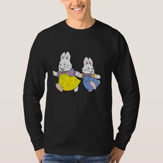 Camiseta Max E Decorações De Aniversário Ruby Bunny (Frente)