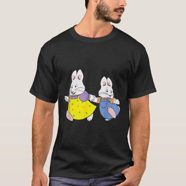 Camiseta Max E Decorações De Aniversário Ruby Bunny  (Frente)