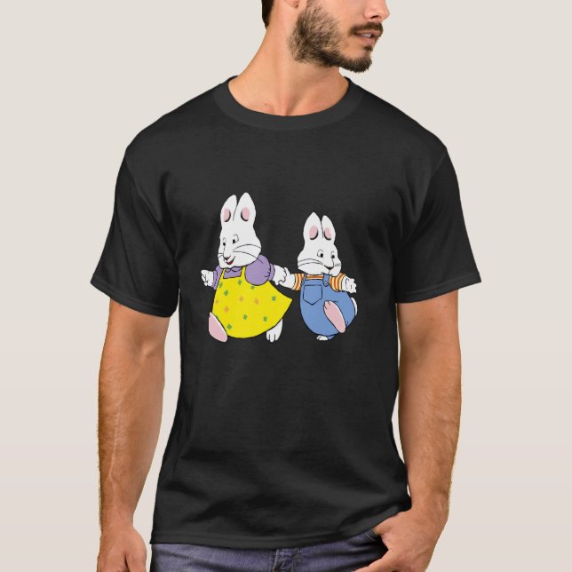 Camiseta Max E Decorações De Aniversário Ruby Bunny (Frente)