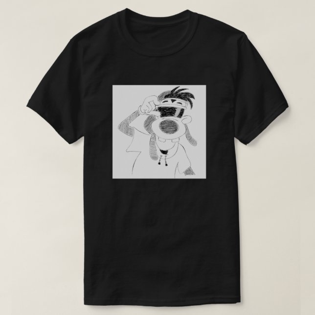Camiseta Max Goofy Sketch - Um Filme Ofusco (Frente do Design)