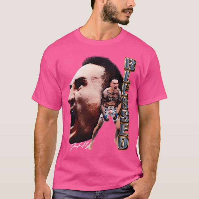 Camiseta Max Holloway Abençoado (Frente)