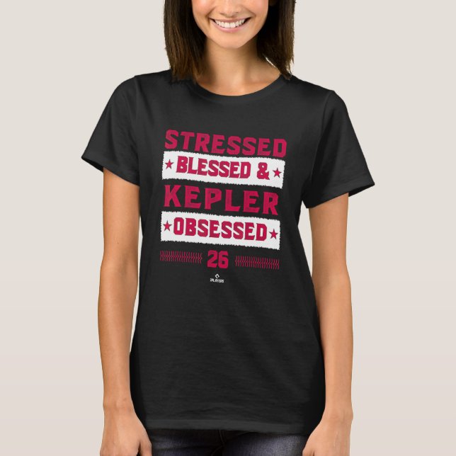 Camiseta Max Kepler Obsessed Minnesota Baseball Player Mlbp (Frente)