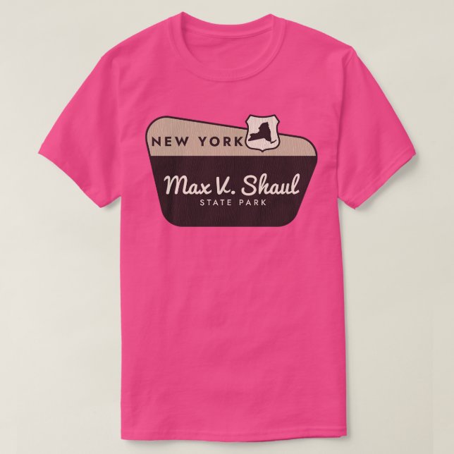 Camiseta Max V Shaul State Park New York - Sinal de boas-vi (Frente do Design)