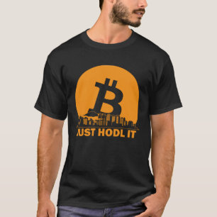 Camiseta Maximalista do Bitcoin da paisagem urbana de Tóqui