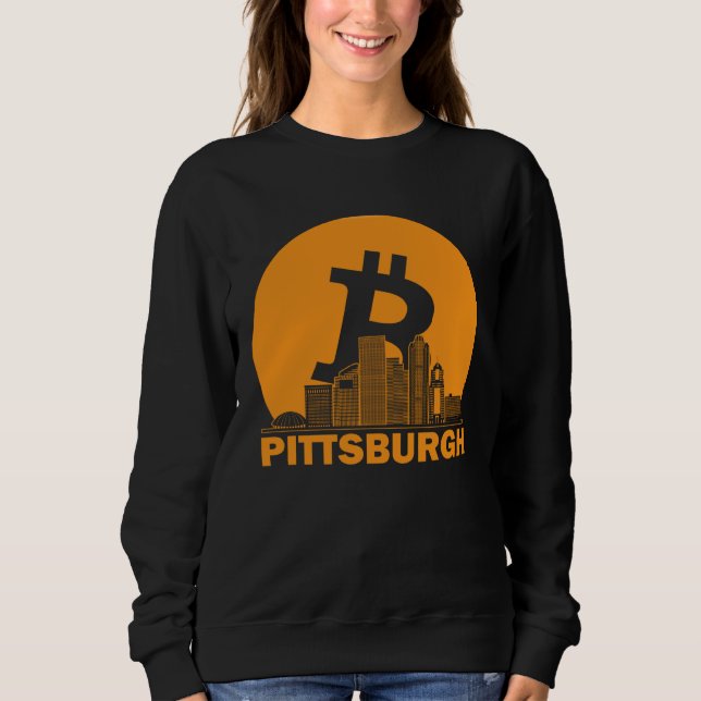 Camiseta Maximalista do Bitcoin de Pittsburgh  Bitcoin Pitt (Frente)