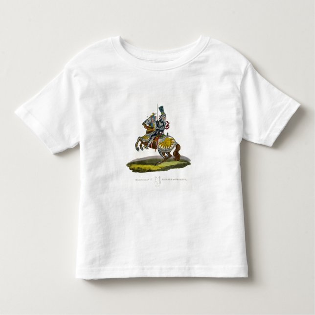 Camiseta Maximilian mim, rei de Alemanha e de Emper romano (Frente)