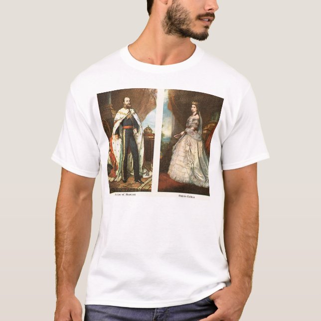 Camiseta Maximiliano & coroação de Carlota (Frente)