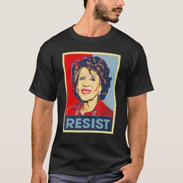 Camiseta Maxine Artista De Águas Resistidas Gráficas Para V (Frente)