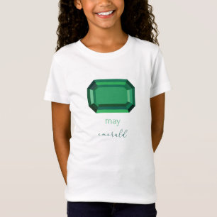 Camiseta May Birthstone Emerald