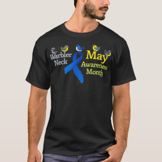 Camiseta May is Warbler Neck Awareness Month Fun Birder