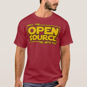 Camiseta May Open Source Programando engraçado devops linu