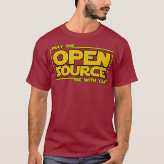 Camiseta May Open Source Programando engraçado devops linux