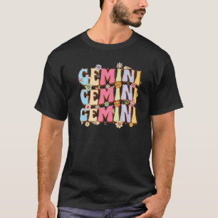 Camiseta May Or June Birthday Retro Hippie Groovy Zodiac Si