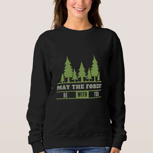 Camiseta may the forest be with you (Frente)