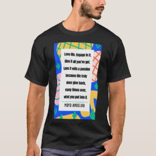 Camiseta Maya Angelou - Vida amorosa