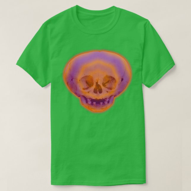 Camiseta Mayan Skull Halloween (Frente do Design)