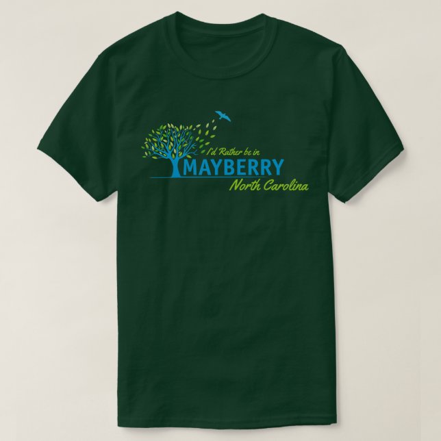 Camiseta Mayberry North olina do show Andy Griffith (Frente do Design)