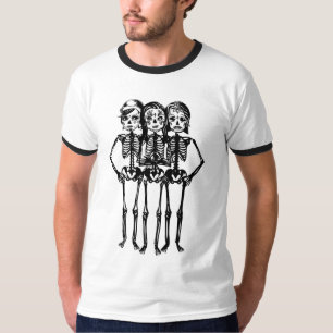 Camiseta mayday: preto e branco
