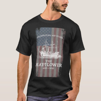 Camiseta Mayflower Voyage, 400 Anos Aniversário 16202020 EU