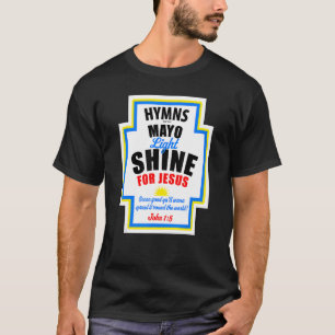 Camiseta Mayo Light Shine Para Jesus