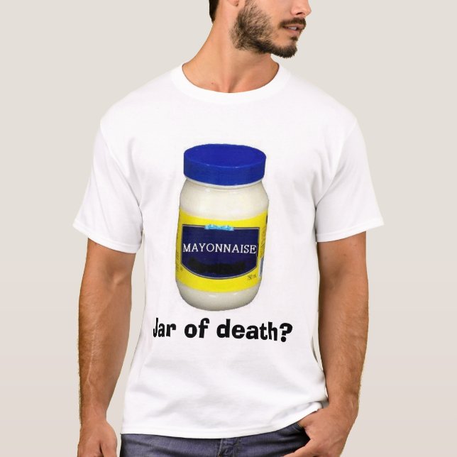 Camiseta Mayonniase:  Frasco da morte? (Frente)