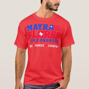 Camiseta Mayra Flores Para O Congresso País Da Família Deus
