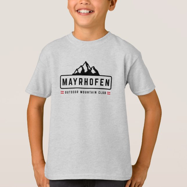 Camiseta Mayrhofen Áustria Ao Ar Livre (Frente)
