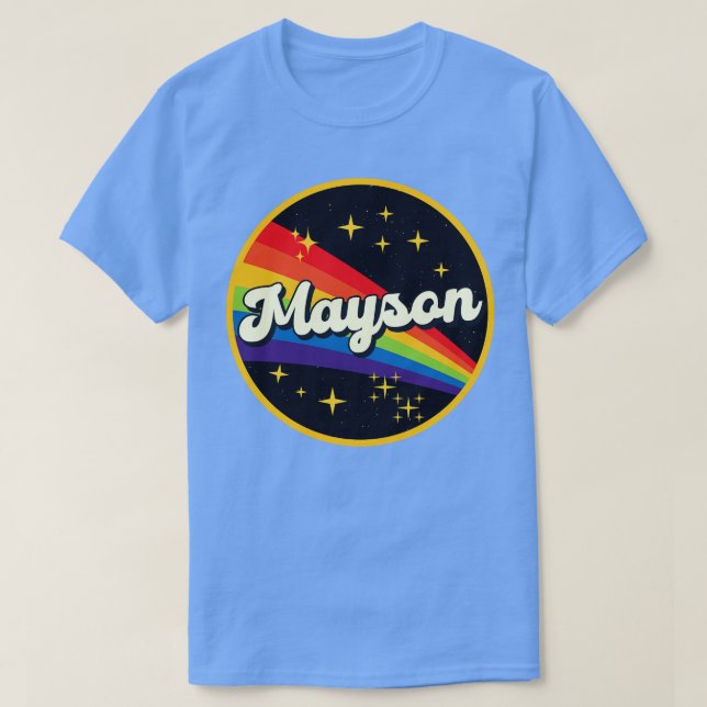 Camiseta Mayson Rainbow No Space Vintage Style (Frente do Design)
