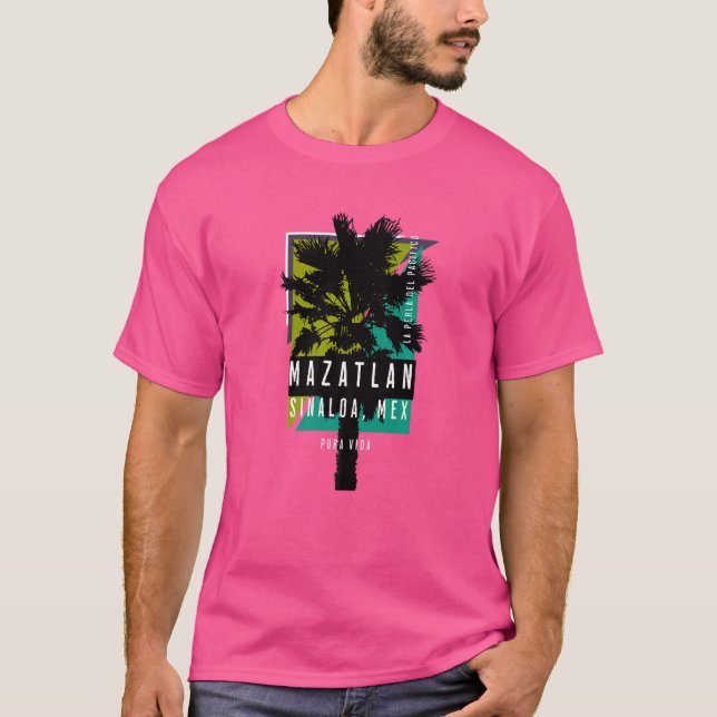 Camiseta Mazatlan Sinaloa Perla Del Pacifico Pura Vida (Frente)