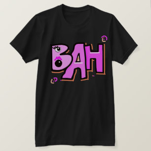 Camiseta Mazipoodles Bah Humbug 3D Coral Rosa