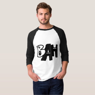 Camiseta Mazipoodles Bah Humbug Preto e Branco