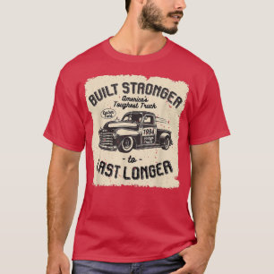 Camiseta mb 1994 Vintage Truck Birthday Construído Mais For
