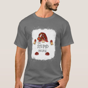 Camiseta Mb Stupid Gnomo Buffalo Xadrez Natal Leve