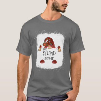 Camiseta Mb Stupid Gnomo Buffalo Xadrez Natal Leve