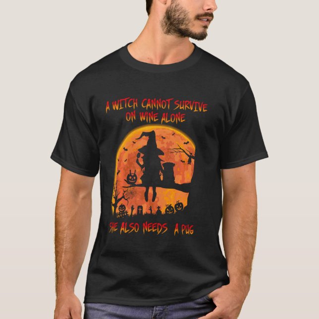 Camiseta Mb Witch Não Pode Sobreviver A Vinhos Que Precisam (Frente)
