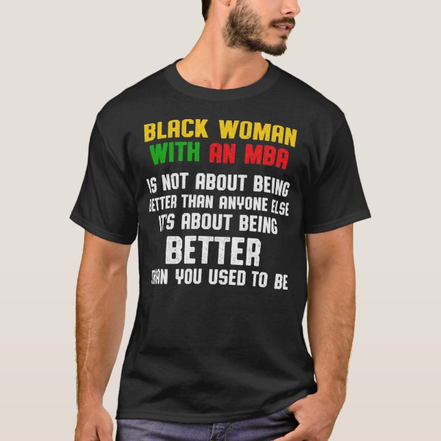 Camiseta MBA Student Business Degree Graduation  (Frente)